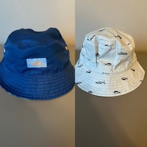Reversible pool/beach hats for infant/toddler